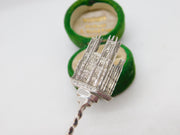 Victorian Sterling Silver Yorkminster Souvenir Teaspoon Antique 1900 Chester