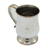Victorian Old Sheffield Silver Plated Squirrel Crest Tankard Mug Antique c1860