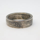 Nickel British Caribbean Territories Coin Ring Conversion Vintage 1964