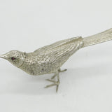 20th Century Dutch .833 Silver Novelty Sparrow Bird Box Antique c1910s
