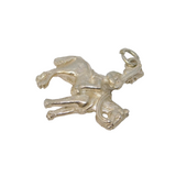 Sterling Silver Trooping the Colour Charm Pendant Vintage c1970