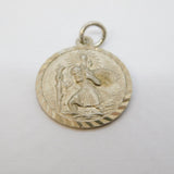 Georg Jensen Sterling Silver St Christopher Charm Pendant Vintage c1970