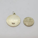 Sterling Silver St Christopher Travel Charm Pendant Vintage c1970