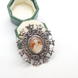 Queen Elizabeth II Sterling Silver Portrait Silver Jubilee Pendant Vintage 1977