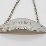 Sterling Silver Port Decanter Label Vintage 1964 Birmingham
