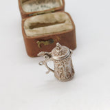 Sterling Silver Beer Stein Tankard Charm Pendant Vintage c1970