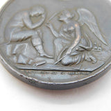 19th Century Bronze Medal Napoleon at St Helena Mudie D Commemorative Medal