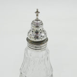 George III Sterling Silver Topped Cut Glass Cruet Pepper Antique 1806 London