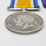 WWI British Army Service Medal Group 'DVR J Kampshall' South African Antique