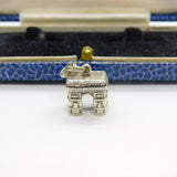 Sterling Silver Marble Arch London Charm Pendant Vintage c1970