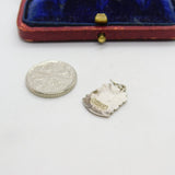Sterling Silver and Enamel York Travel Shield Charm Pendant Vintage c1970
