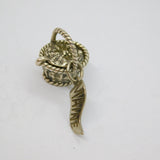 Sterling Silver Picnic Basket Maine Souvenir Charm Pendant Vintage c1970s