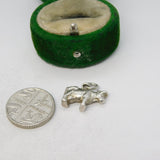Sterling Silver Cow Charm Pendant Vintage c1970