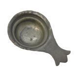 17th Century Pewter Naval Rum or Caddy Spoon Antique 1699 Ship Pattern