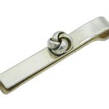 Swend Christian Fogh Danish Sterling Silver Knot Form Tie Clip Antique