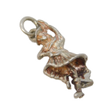 Sterling Silver Highland Dancer Charm Pendant Vintage c1970