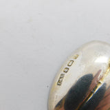 George V Sterling Silver & Enamel Coronation Teaspoon Antique 1910 Birmingham