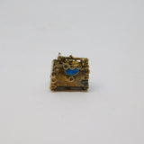 Sterling Silver Gilt & Enamel Purse Handbag Charm Pendant Antique c1920
