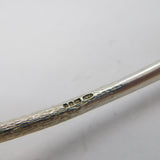 Cast Sterling Silver Swan Neck Naturalistic Spoon Vintage 1989 London