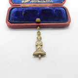 Victorian Base Metal Cornish Pixie Charm or Pendant Antique c1900