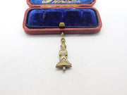 Victorian Base Metal Cornish Pixie Charm or Pendant Antique c1900