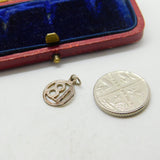 Sterling Silver Commemorative 18th Birthday Charm Pendant Vintage c1970