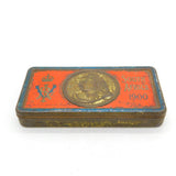 Boer War Period South Africa Gift to the Troops Chocolate Tin Antique 1900