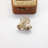 Sterling Silver Wedding Bells Charm Pendant Vintage c1970