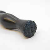 Victorian Carved Wooden Novelty Ladies Leg Pipe Tamper Antique c1860s