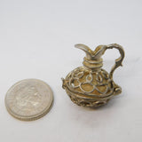 Sterling Silver Opening Water Jug Charm Pendant Vintage c1970