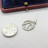 Sterling Silver 21st Birthday Charm Pendant Vintage c1970