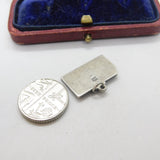 Sterling Silver State of Kansas USA Charm Pendant Vintage c1970