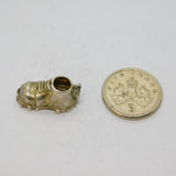Sterling Silver Hiking Or Work Boot Charm Pendant Vintage c1970s