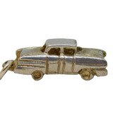 Sterling Silver Saloon Motor Car Charm Pendant Vintage c1970