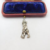 Sterling Silver Beefeater Charm Pendant Vintage c1970