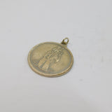 Sterling Silver St Christopher Travel Charm Pendant Vintage c1970