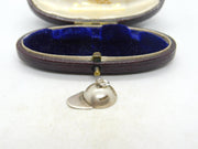 Sterling Silver Jockey's Riding Hat Charm Pendant Vintage c1970