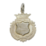 Sterling Silver Sporting Fob Medal Antique c1930 Art Deco