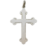 Sterling Silver Cross Charm Pendant Vintage c1970s