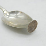 Greenock Scottish Provincial Sterling Silver Sugar Crusher Spoon James Orr