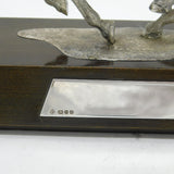 Asprey & Co Sterling Silver Horse Racing Presentation Trophy Vintage 1968 London