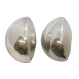 Sterling Silver Large Studio Jewellery Stud Earrings Vintage 1987 London