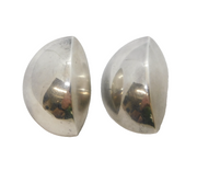 Sterling Silver Large Studio Jewellery Stud Earrings Vintage 1987 London