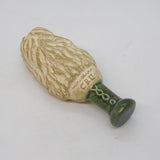 19th Century King Charles II Form Clay & China Seal Stamp Antique