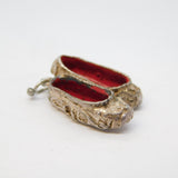 Sterling Silver Pair of Shoes Charm Pendant Vintage c1970