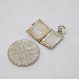 Sterling Silver Innsbruck Souvenir Book Locket Charm Pendant Vintage c1970