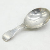 George IV Sterling Silver Fiddle Thread Tea Caddy Spoon Antique 1821 London