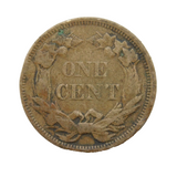 19th Century USA Flying Eagle One Cent Coin Antique 1858 Fair Condition