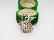 Sterling Silver Opening Water Jug Charm Pendant Vintage c1970