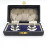 Boxed Art Deco Sterling Silver Wishbone Form Place Settings Antique Birmingham